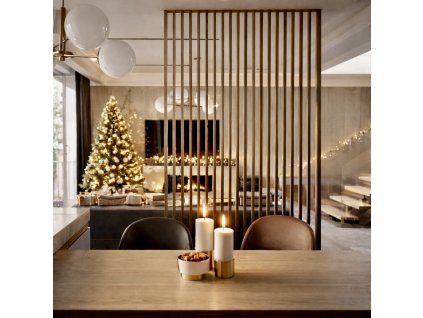 Predeľovacia lamelová stena - Dub prírodný - balsyn.sk