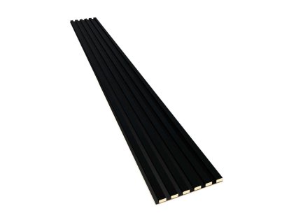 Akusticky 3D panel 275x30 cm čierny - balsyn.sk