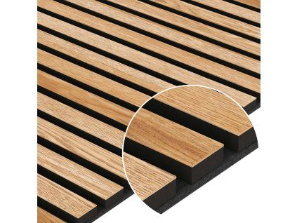 Dýhovaný akustický panel Dub prírodný - balsyn.sk