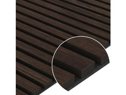 Dýhovaný akustický panel Gaštan - balsyn.sk