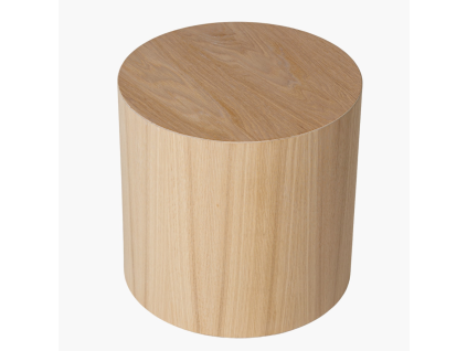 Stolík dub svetlý Ø 41 cm - balsyn.sk