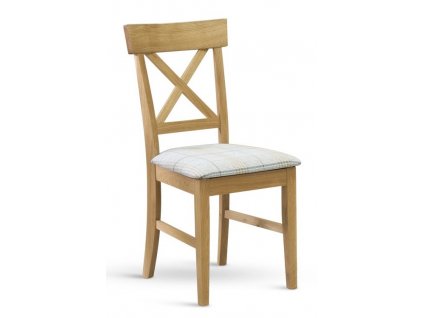 Drevená dubová stolička s klasickým dizajnom - balsyn.sk