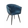 Kreslo ASTI modrý zamat - balsyn.sk