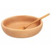 Drevená miska s lyžicou - balsyn.sk