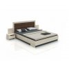 Manželská posteľ s čalúneným čelom - balsyn.sk