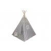 IGLO stan pre deti 160x120x120 cm šedé hviezdy - balsyn.sk