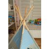 iglo-stan-pre-deti-160x120x120-cm-modre-hviezdy - balsyn.sk