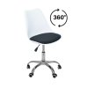 Kancelárska stolička MILANO Biela/Čierna - balsyn.sk