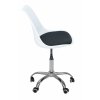 Kancelárska stolička MILANO Biela/Čierna - balsyn.sk