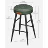 Barová stolička Songmics zelena - balsyn.sk