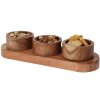 Sada drevených misiek na občerstvenie - balsyn.sk