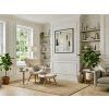 Kreslo s taburetkou GRELLA Cream - balsyn.sk