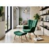 Kreslo s taburetkou GRELLA Green - balsyn.sk