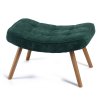 Kreslo s taburetkou GRELLA Green - balsyn.sk
