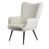 Kreslo ROKER, krémové boucle - balsyn.sk