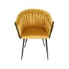 Kreslo ASTI zlatý zamat - balsyn.sk