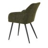 Čalúnená stolička EREINA zelená - balsyn.sk