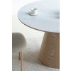 Okrúhly stôl RILEY 120 cm Dub / Mramor - balsyn.sk