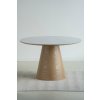 Okrúhly stôl RILEY 120 cm Dub / Mramor - balsyn.sk