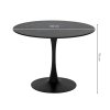 Okrúhly stôl ELIAS 100 cm čierny - balsyn.sk