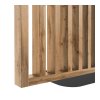 Samostatne stojaca predeľovacia lamelová stena - Dub Wotan - balsyn.sk