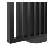 Samostatne stojaca predeľovacia lamelová stena - Čierna - balsyn.sk