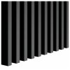 Dekoračná lamela Čierna matná 1,6x3 cm - balsyn.sk