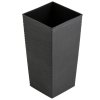 Kvetináč Porto čierny 36x19x19 cm - balsyn.sk