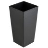 Kvetináč Porto čierny 57x30x30 cm - balsyn.sk