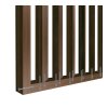 Predeľovacia stena so šikmými lamelami 55° Orech - balsyn.sk
