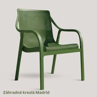 Kreslá Madrid sú navrhnuté pre chvíle, keď si chceš sadnúť a užívať si rannú kávu na terase, alebo aj pre pokojné letné...
