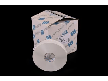 Lepicí páska strojní MANUTAPE - bílá, 48 mm x 990 m