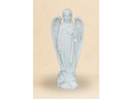 Anděl s květinou