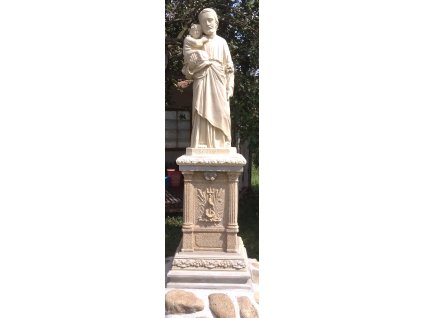 ü. 01 Svatž Josef s JeßiÁem + podstavc vžÁka 220cm, Á°żka 55cm 55cm, v†ha 270kg cena s DPH 14.520, + odstranit ze soch ü. 14