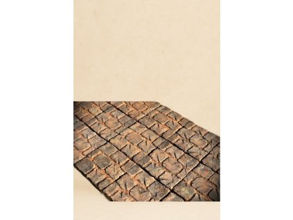 Dlažba dřevěné špalky