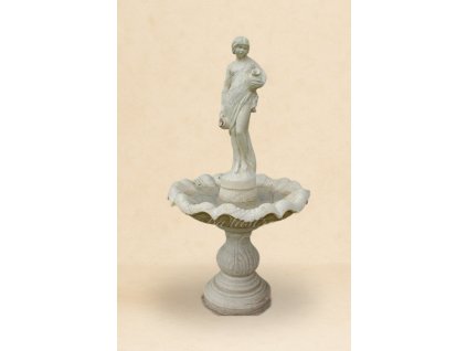 Fontána zahradní vlnitá s dívkou