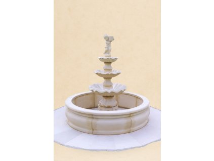 Fontána 3 patrá + kašna kulatá