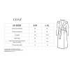 coat balvin sizes measurements