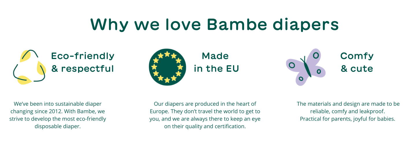 Why we love Bambe diapers