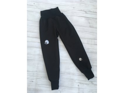 Softshell kalhoty Basic černá/reflex podzimní