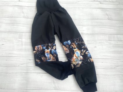 Softshell kalhoty Lišky zimní s beránkem