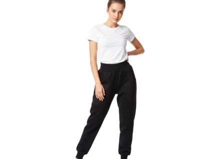 Softshellové kalhoty DÁMSKÉ fleecem černá