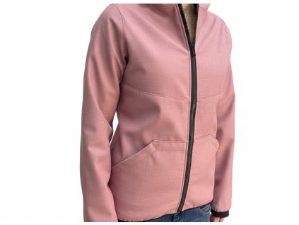Softshellová bunda DÁMSKÁ jarní starorůžová