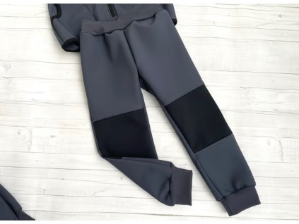 Softshell kalhoty šedá/černá