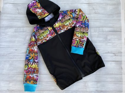 Softshellová bunda s fleecem Grafitti