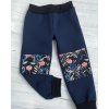 Softshell kalhoty Květy/modrá  jarní