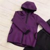 Softshellová bunda s fleecem fialová