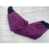 Softshell kalhoty Basic fialové podzimní vel. 104/110