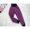 Softshell kalhoty Basic fialové podzimní vel. 86/92