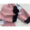 Softshell kalhoty Růžičky na bílé fleece vel. 92